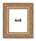 4x5 Museum-Quality Picture Frame with UV-Resistant Acrylic & Acid-Free Backing, Available in 4 Finishes - Gold, Silver, Bronze, and Black